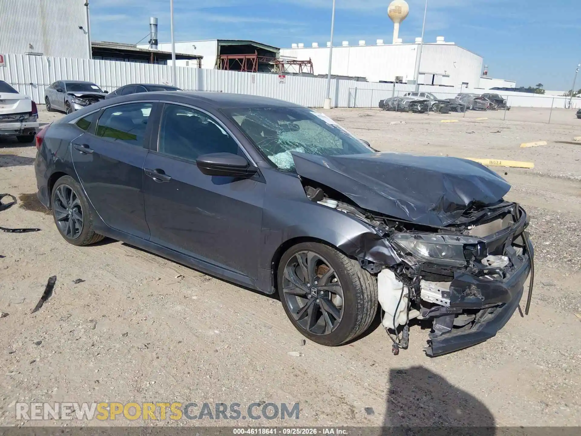 1 Photograph of a damaged car 2HGFC2F86MH555550 HONDA CIVIC 2021