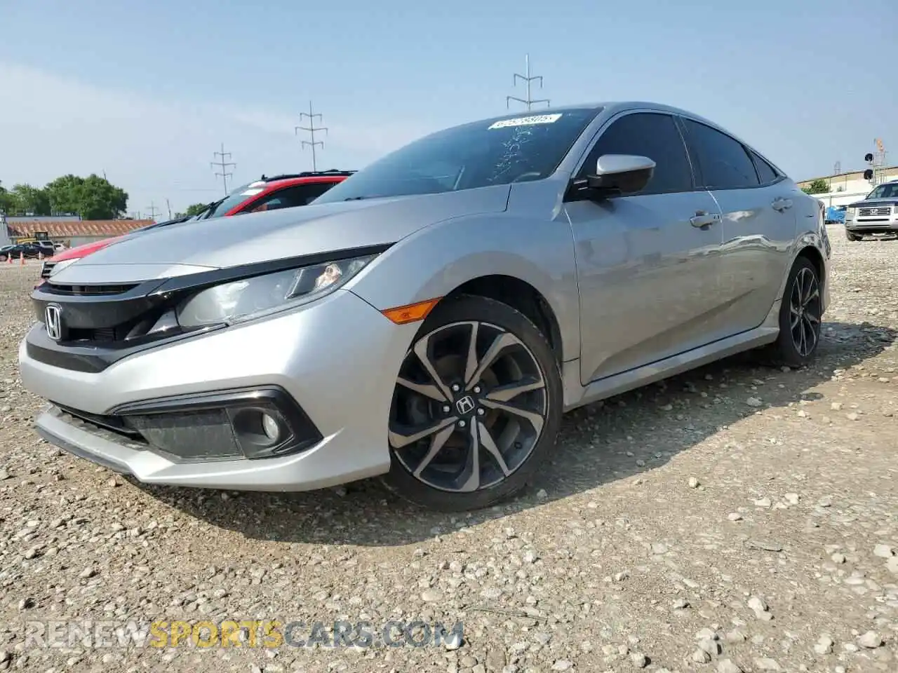 1 Photograph of a damaged car 2HGFC2F86MH558027 HONDA CIVIC 2021