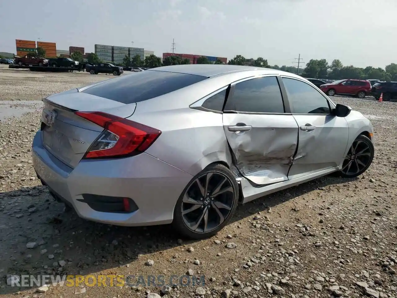 3 Photograph of a damaged car 2HGFC2F86MH558027 HONDA CIVIC 2021