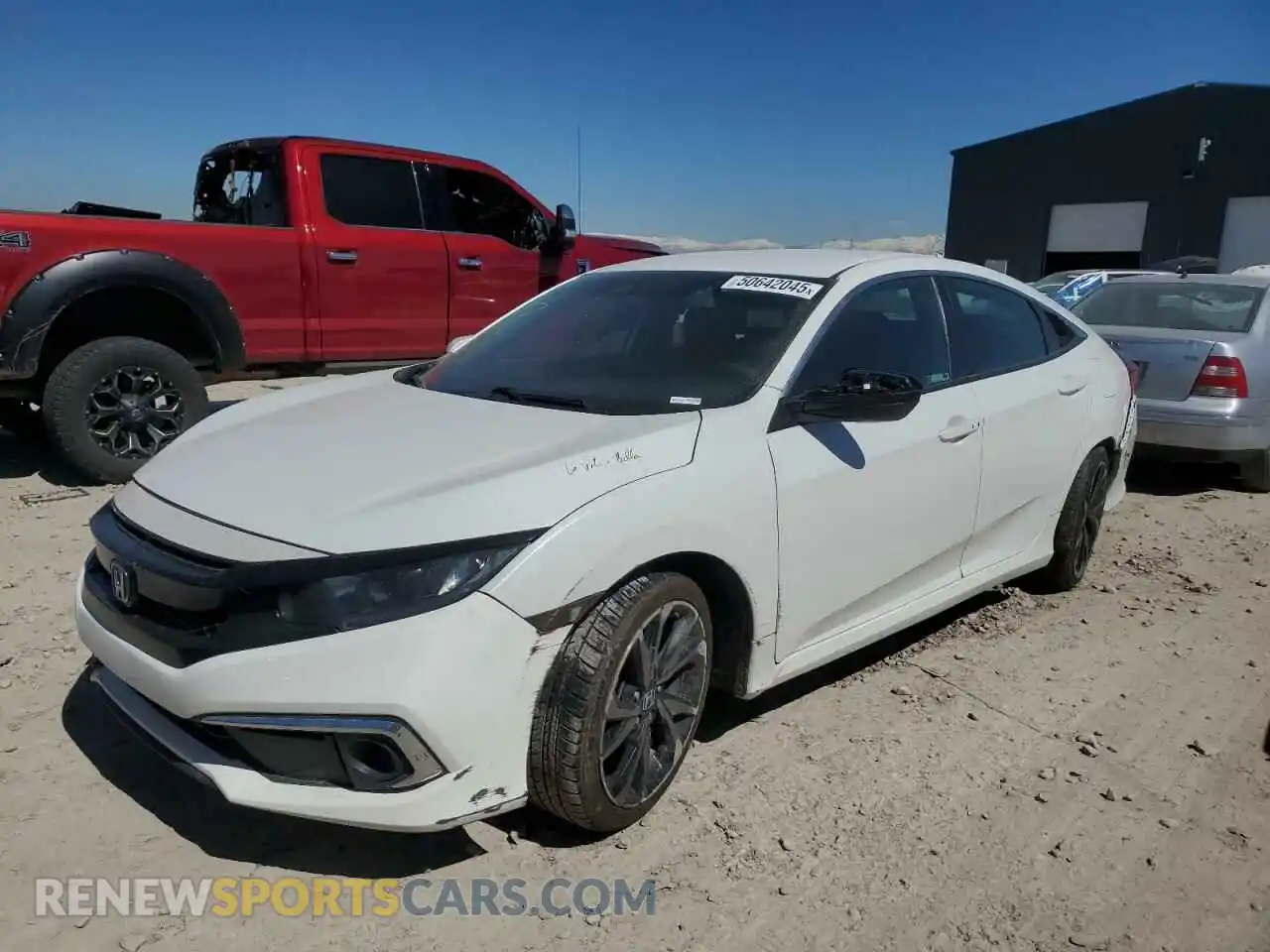 1 Photograph of a damaged car 2HGFC2F86MH559324 HONDA CIVIC 2021