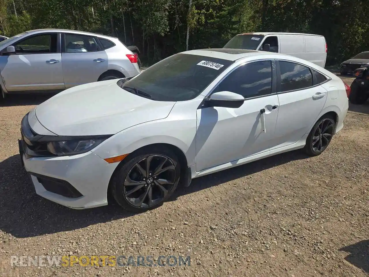 1 Photograph of a damaged car 2HGFC2F87MH017309 HONDA CIVIC 2021