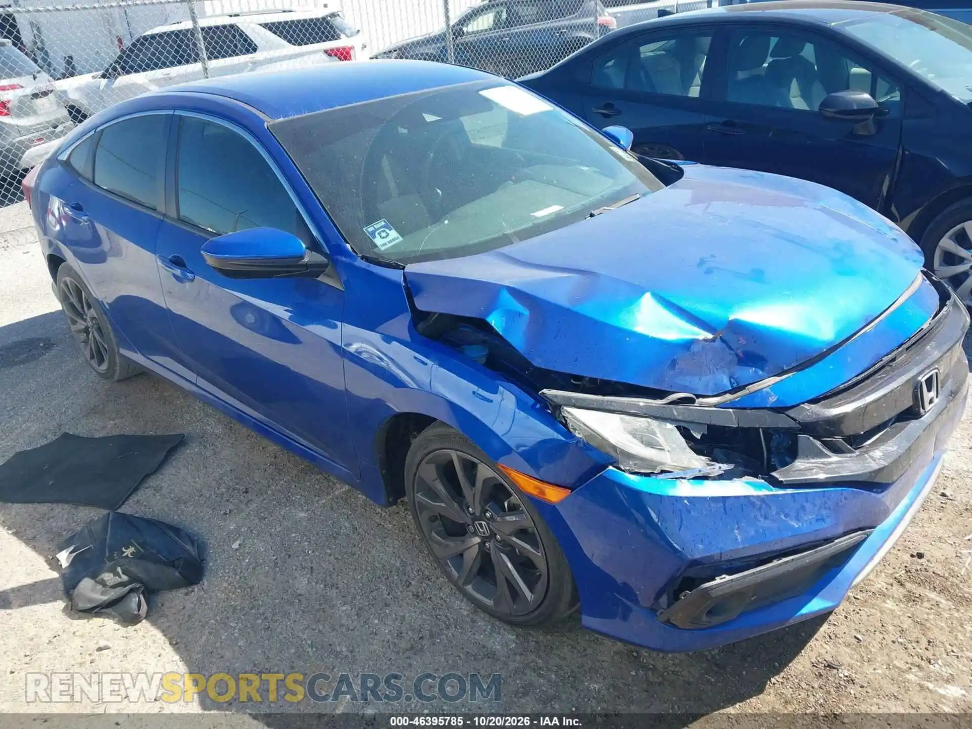 1 Photograph of a damaged car 2HGFC2F87MH502890 HONDA CIVIC 2021