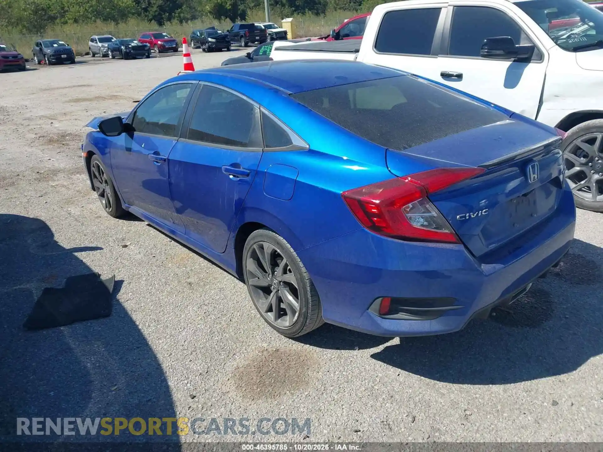 3 Photograph of a damaged car 2HGFC2F87MH502890 HONDA CIVIC 2021