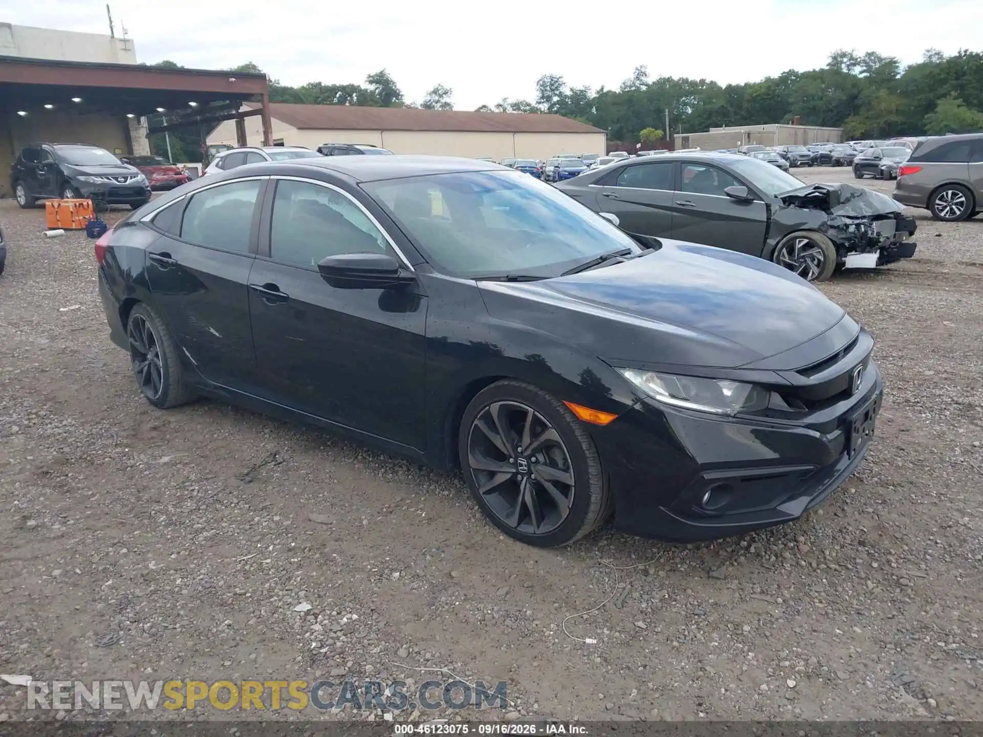 1 Photograph of a damaged car 2HGFC2F87MH505059 HONDA CIVIC 2021