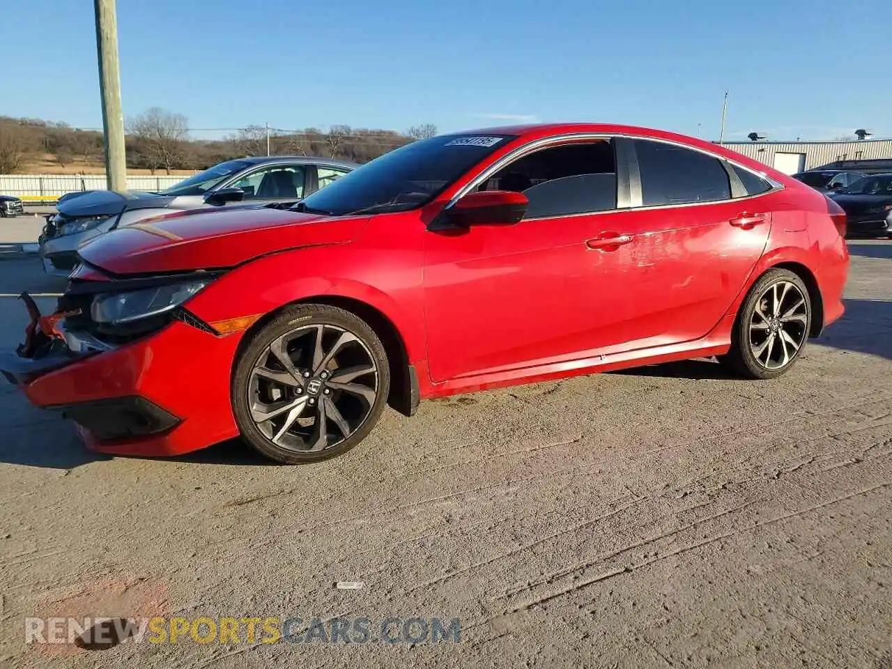 1 Photograph of a damaged car 2HGFC2F87MH507751 HONDA CIVIC 2021