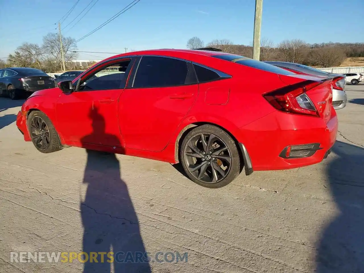 2 Photograph of a damaged car 2HGFC2F87MH507751 HONDA CIVIC 2021