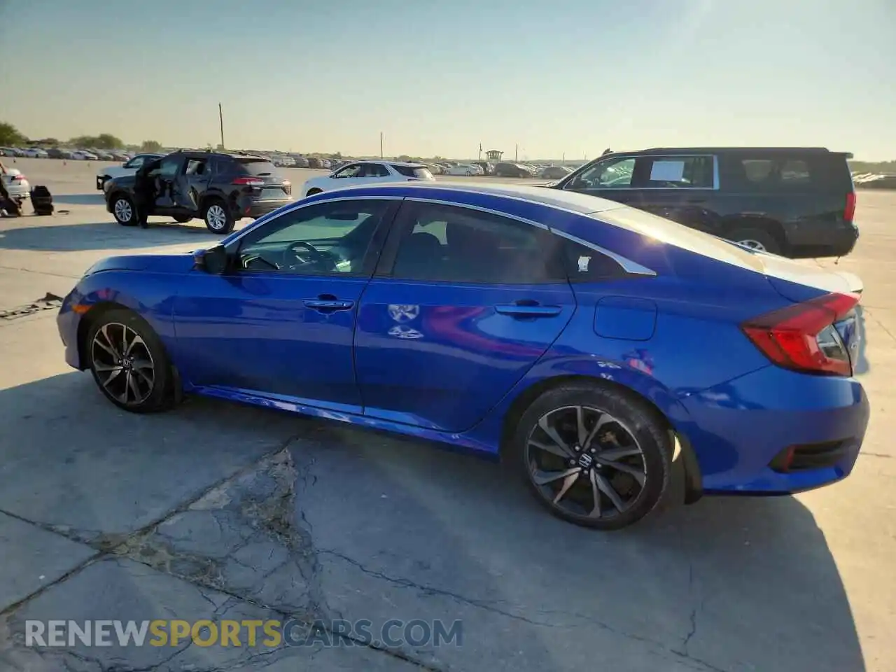 2 fotografías del automóvil dañado 2HGFC2F87MH510004 HONDA CIVIC 2021