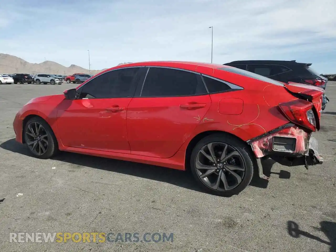 2 Photograph of a damaged car 2HGFC2F87MH514540 HONDA CIVIC 2021