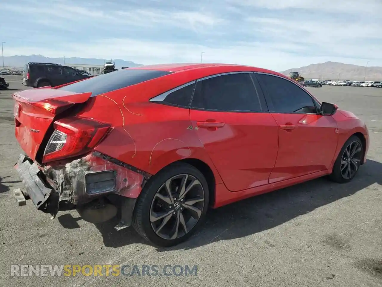 3 Photograph of a damaged car 2HGFC2F87MH514540 HONDA CIVIC 2021