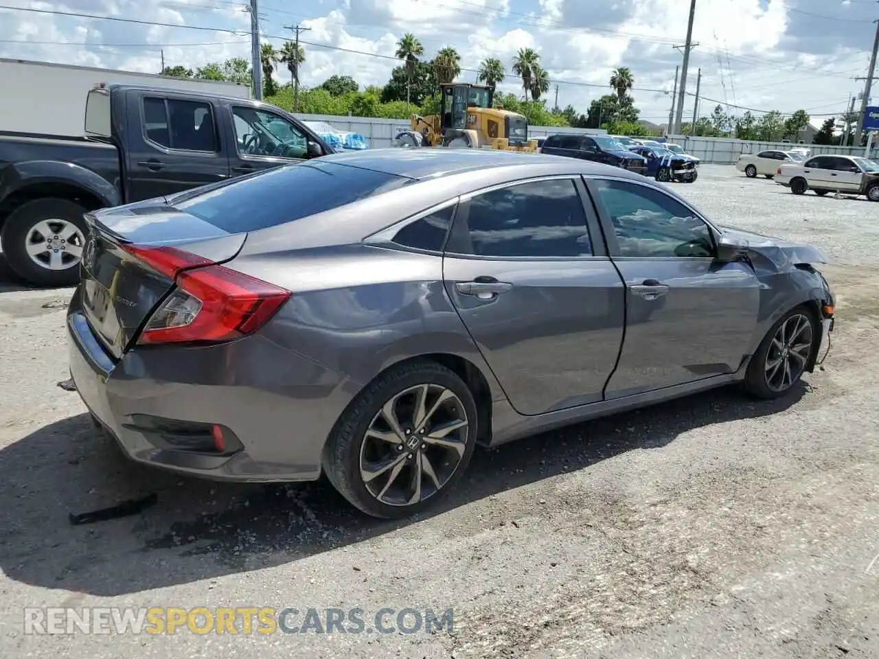 3 fotografías del automóvil dañado 2HGFC2F87MH515445 HONDA CIVIC 2021
