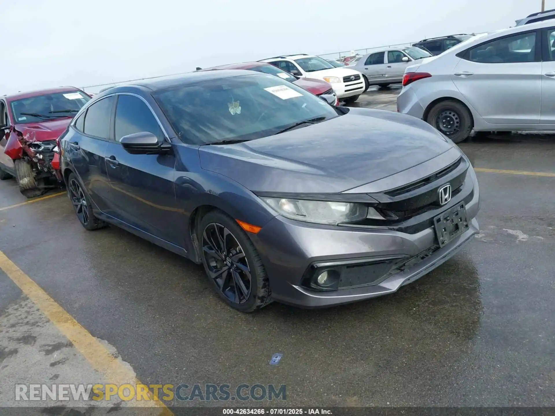 1 Photograph of a damaged car 2HGFC2F87MH516935 HONDA CIVIC 2021