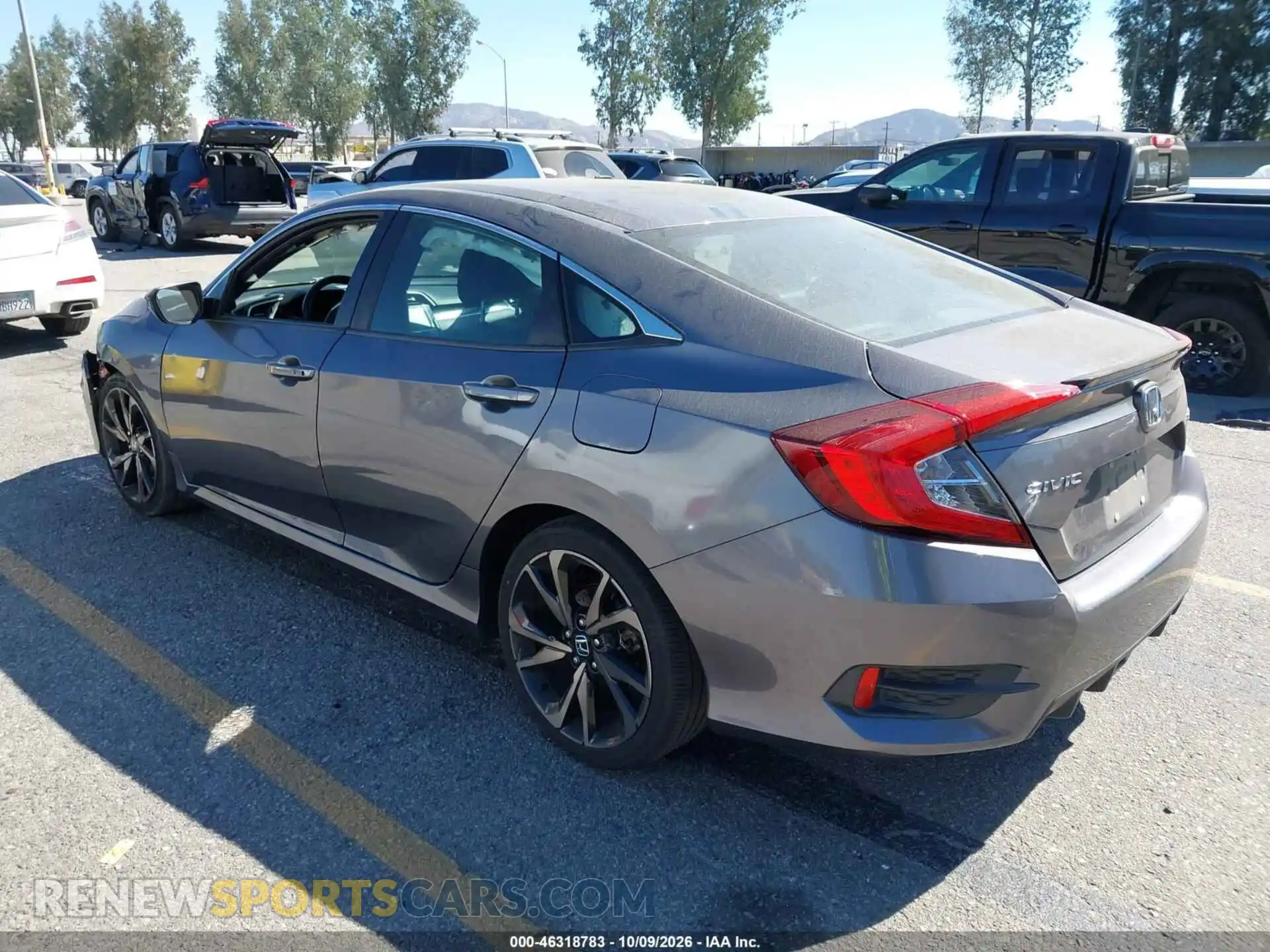 3 fotografías del automóvil dañado 2HGFC2F87MH518281 HONDA CIVIC 2021