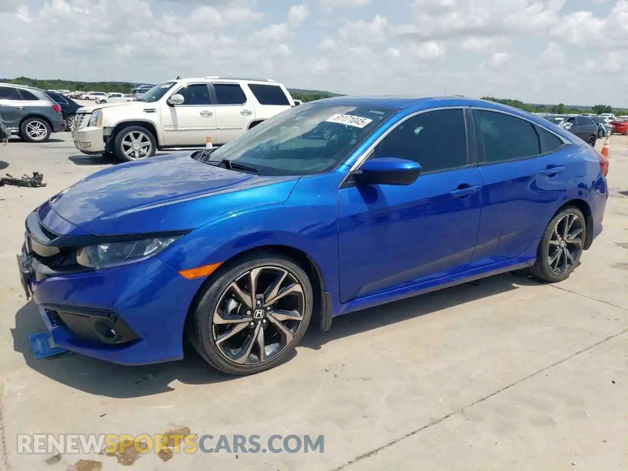1 Photograph of a damaged car 2HGFC2F87MH520662 HONDA CIVIC 2021