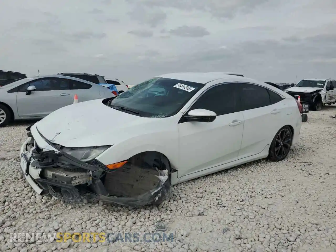 1 Photograph of a damaged car 2HGFC2F87MH526767 HONDA CIVIC 2021