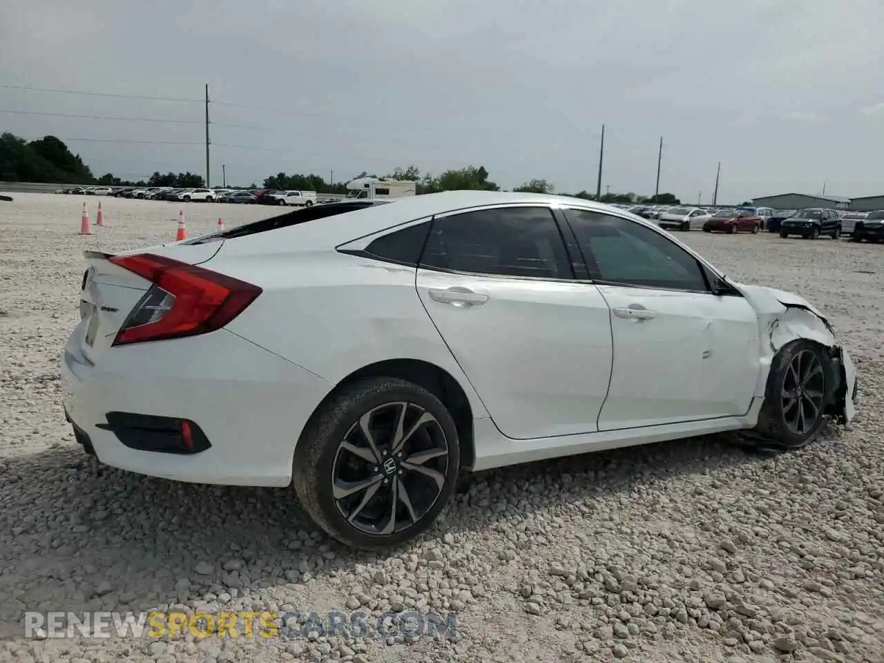 3 Photograph of a damaged car 2HGFC2F87MH526767 HONDA CIVIC 2021