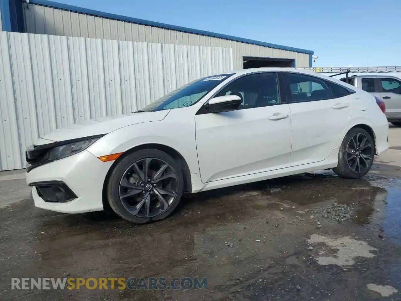 1 Photograph of a damaged car 2HGFC2F87MH537994 HONDA CIVIC 2021