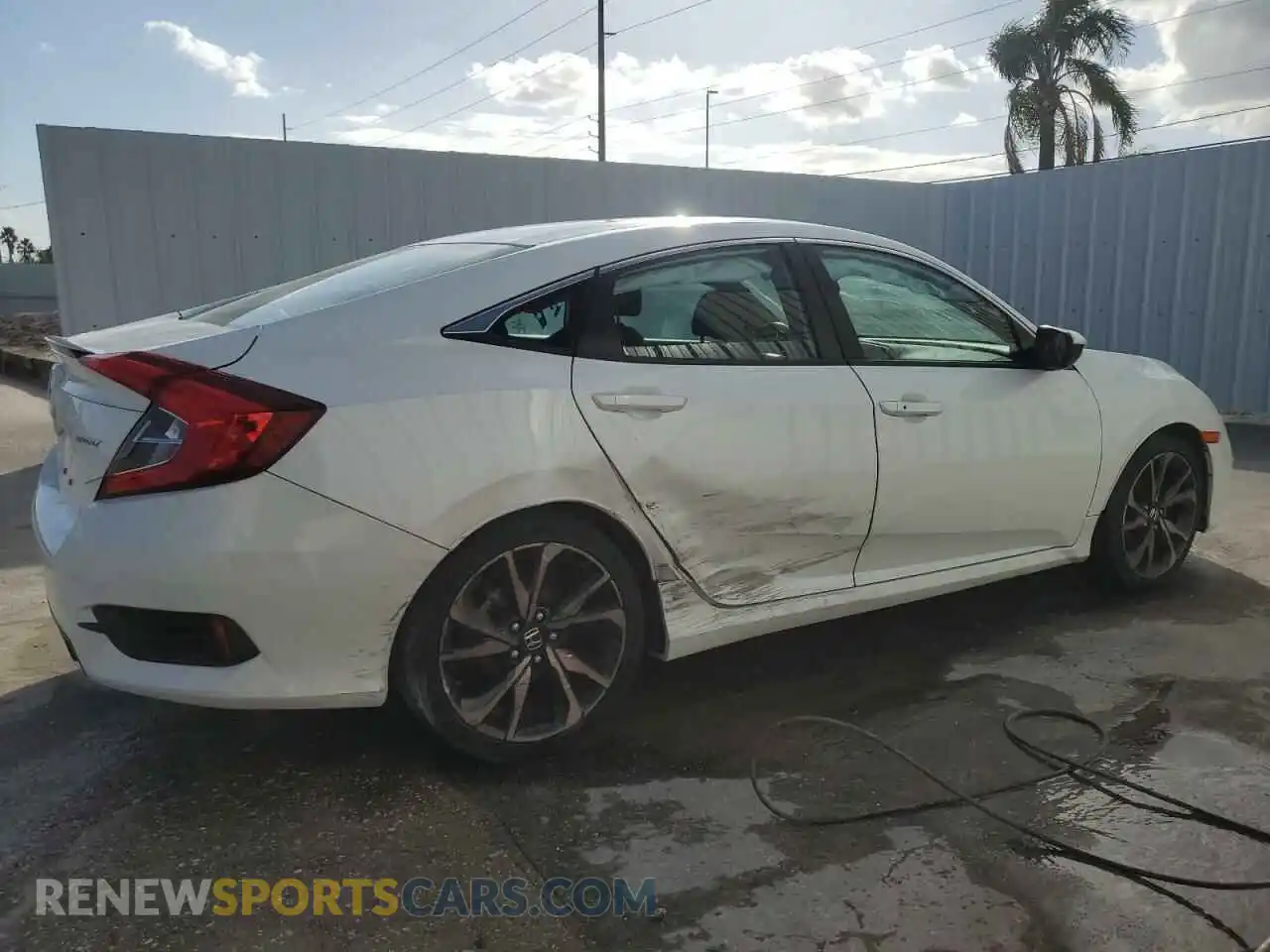 3 Photograph of a damaged car 2HGFC2F87MH537994 HONDA CIVIC 2021