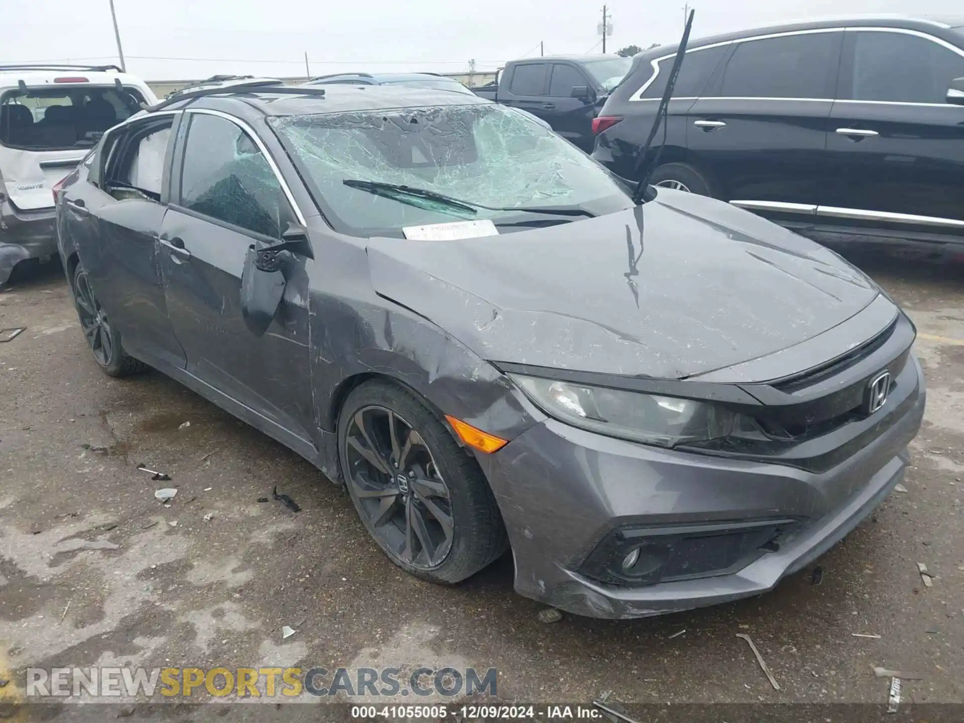 1 fotografías del automóvil dañado 2HGFC2F87MH545075 HONDA CIVIC 2021