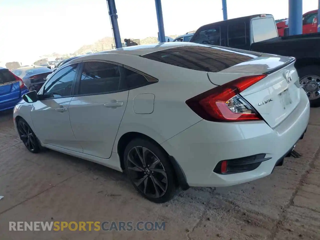 2 Photograph of a damaged car 2HGFC2F87MH551653 HONDA CIVIC 2021