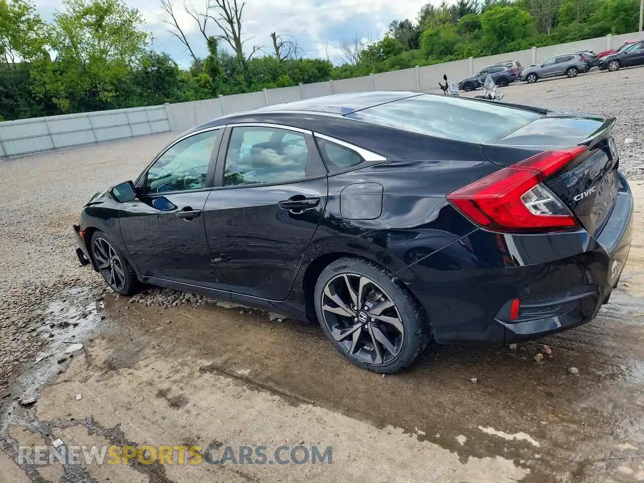 2 Photograph of a damaged car 2HGFC2F87MH552432 HONDA CIVIC 2021