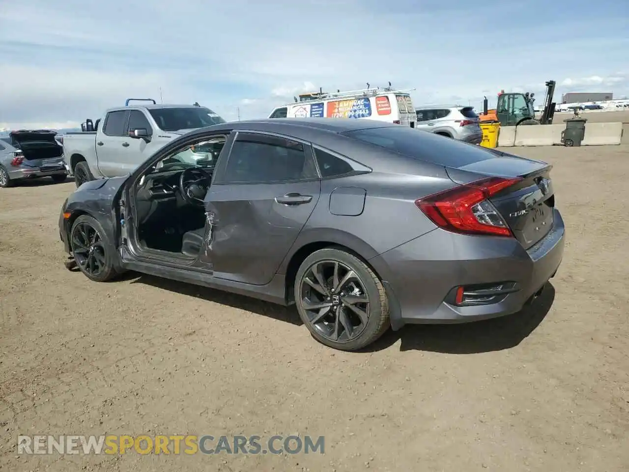 2 Photograph of a damaged car 2HGFC2F87MH555475 HONDA CIVIC 2021
