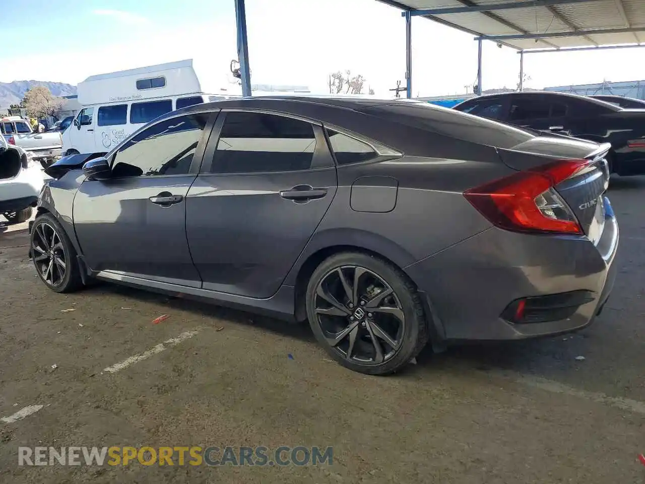 2 Photograph of a damaged car 2HGFC2F87MH555525 HONDA CIVIC 2021