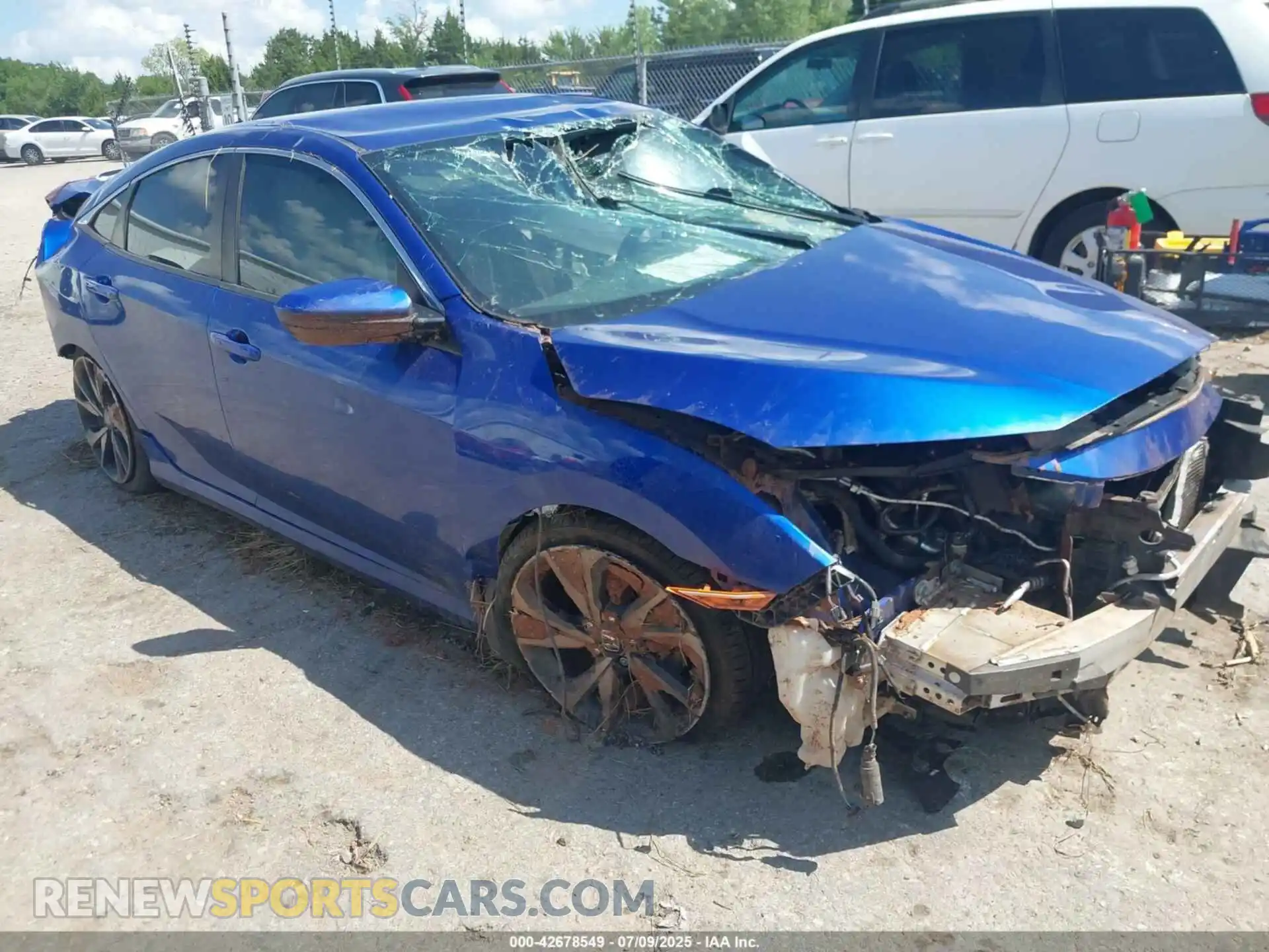 1 Photograph of a damaged car 2HGFC2F88MH505099 HONDA CIVIC 2021