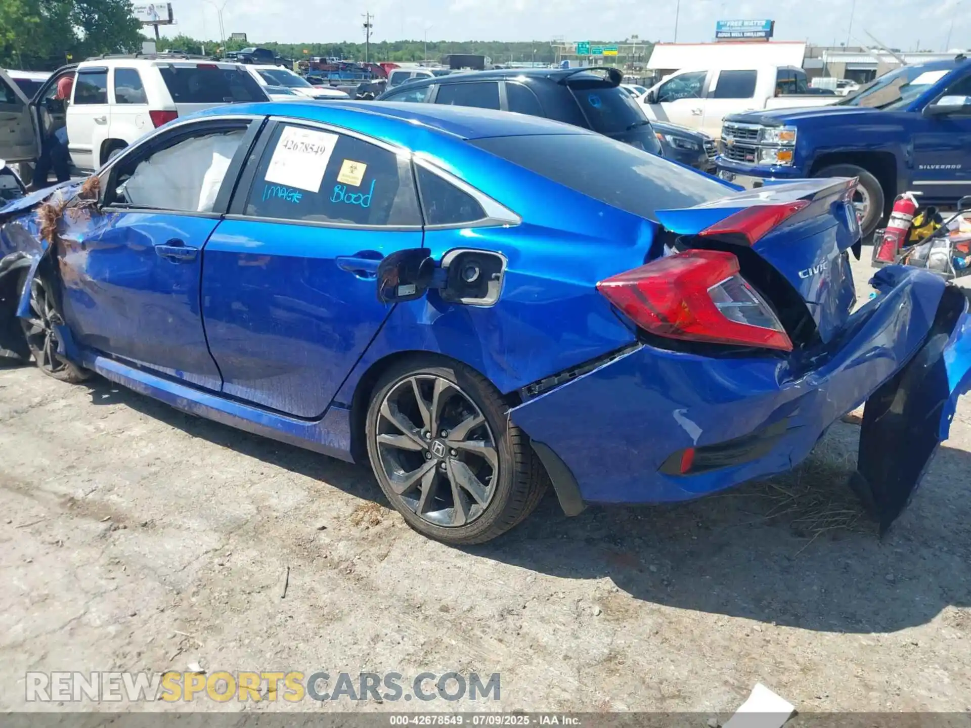 3 Photograph of a damaged car 2HGFC2F88MH505099 HONDA CIVIC 2021