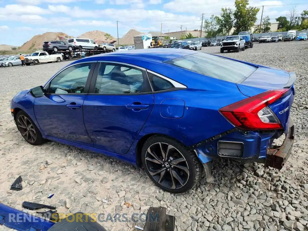 2 Photograph of a damaged car 2HGFC2F88MH509461 HONDA CIVIC 2021