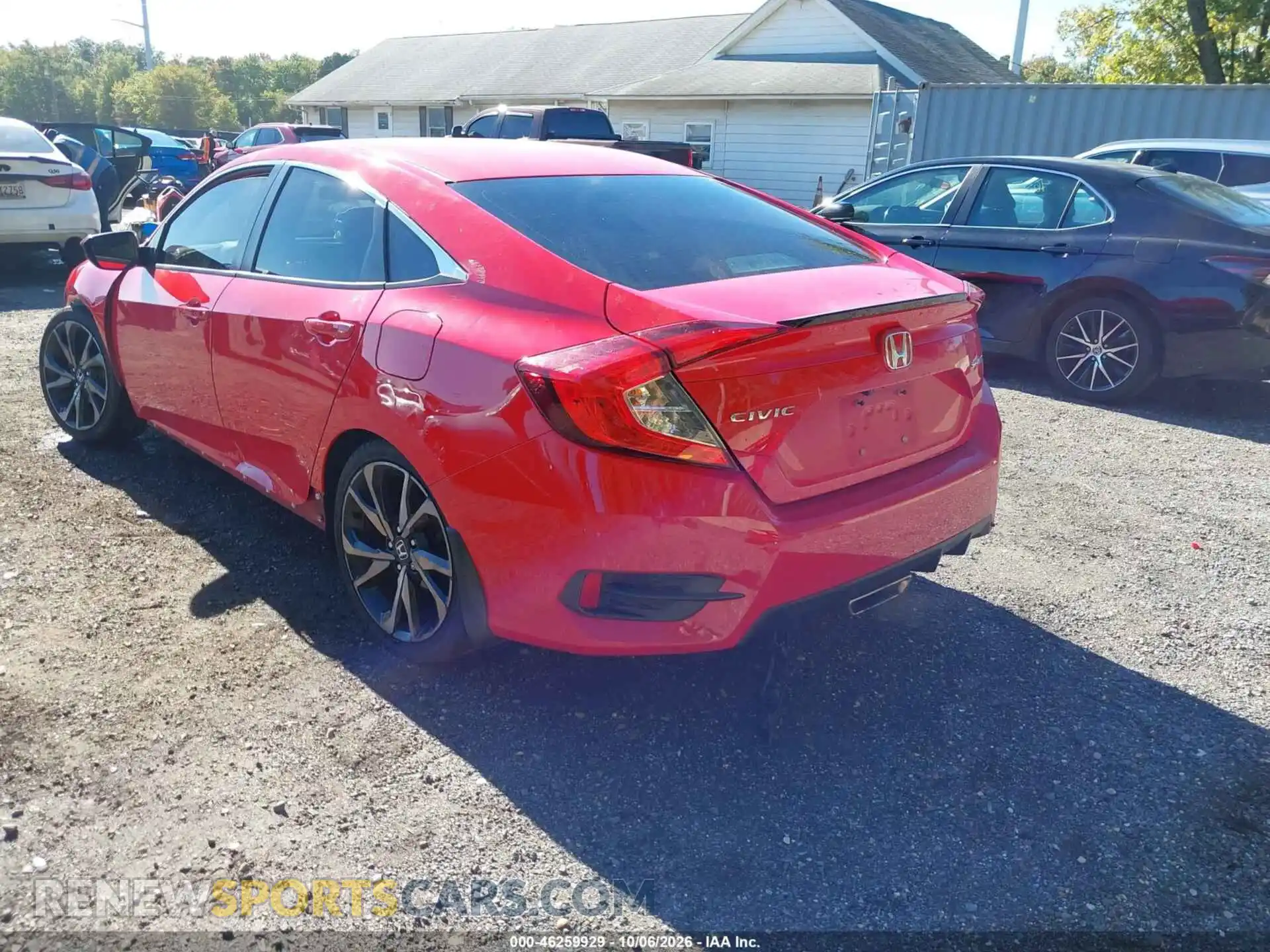 3 Photograph of a damaged car 2HGFC2F88MH512523 HONDA CIVIC 2021