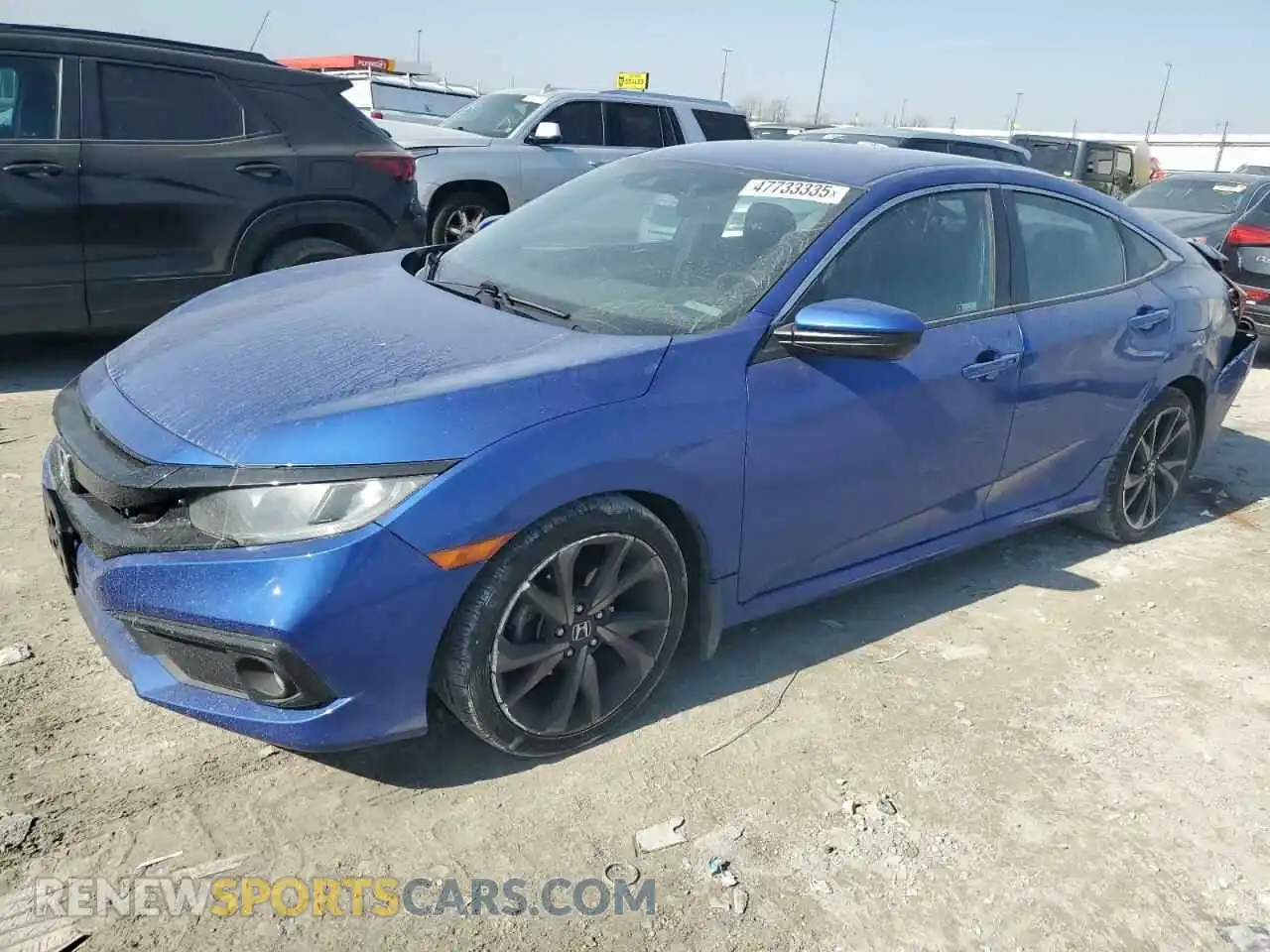 1 Photograph of a damaged car 2HGFC2F88MH521285 HONDA CIVIC 2021