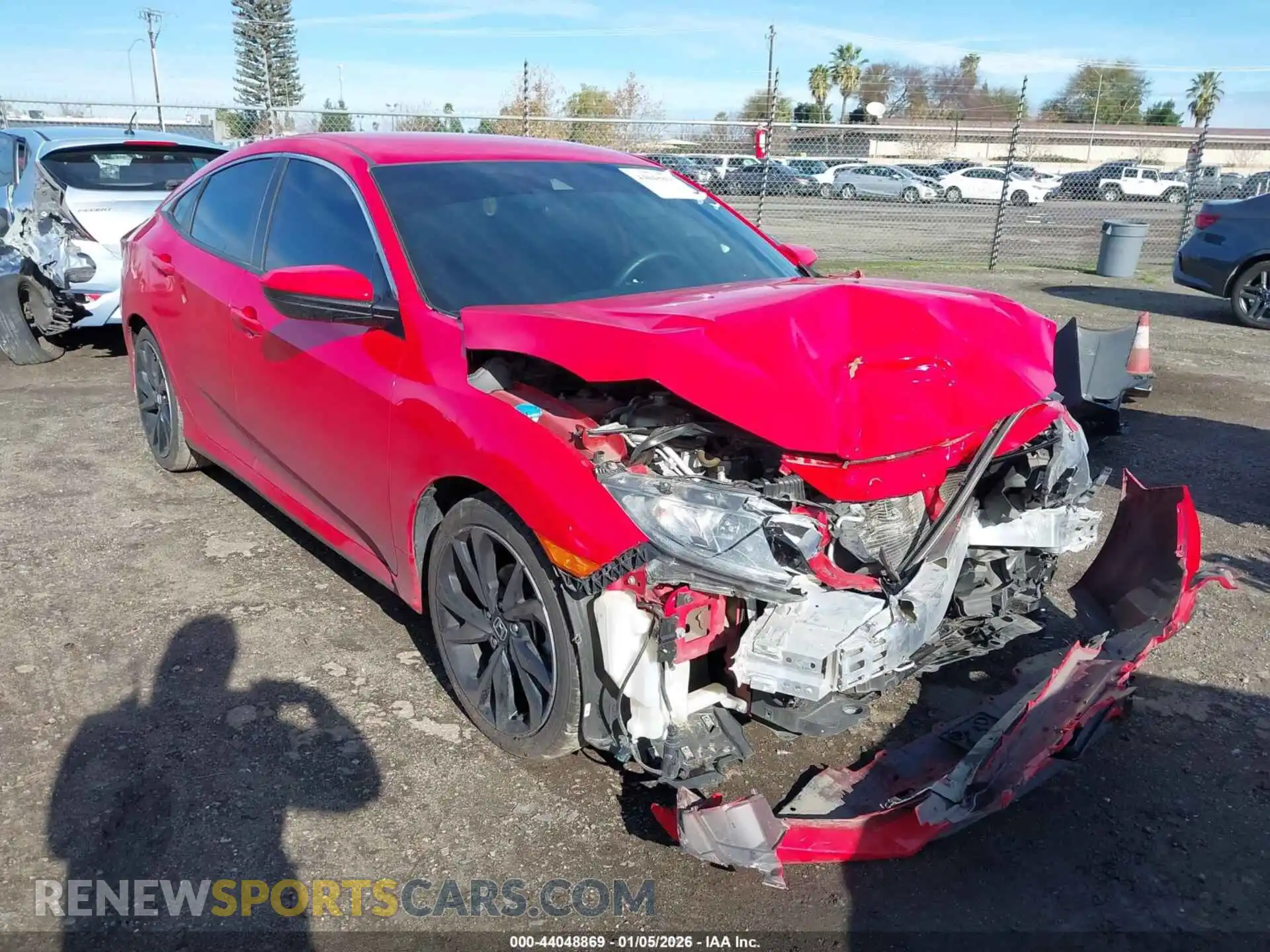 1 Photograph of a damaged car 2HGFC2F88MH522629 HONDA CIVIC 2021