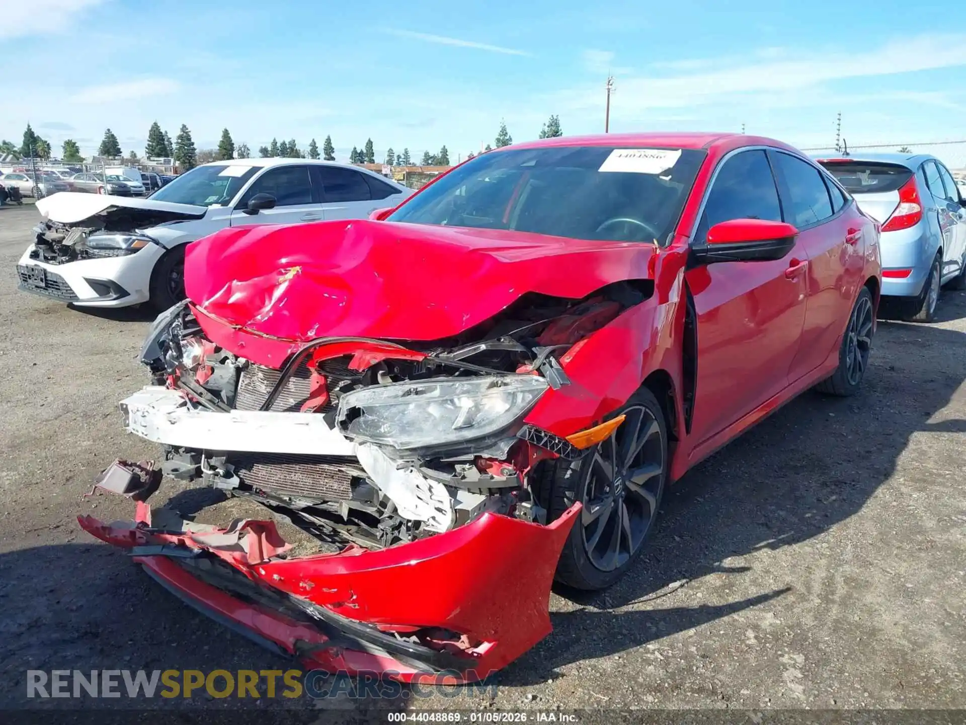 2 Photograph of a damaged car 2HGFC2F88MH522629 HONDA CIVIC 2021