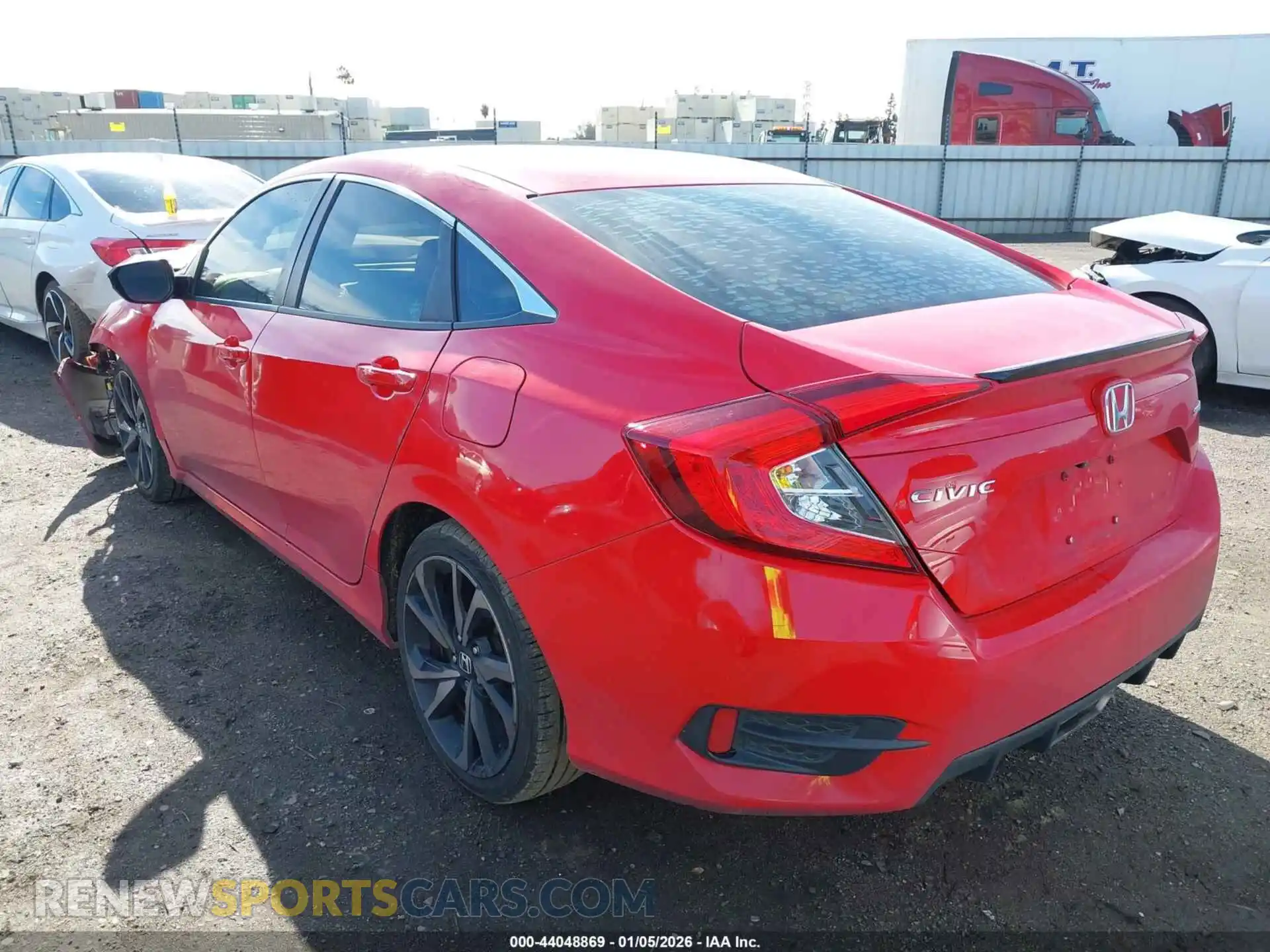 3 Photograph of a damaged car 2HGFC2F88MH522629 HONDA CIVIC 2021