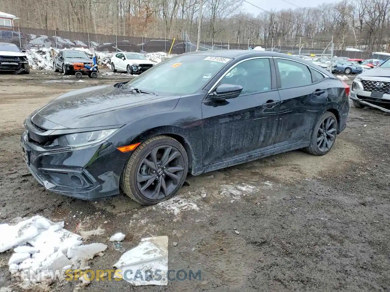 1 Photograph of a damaged car 2HGFC2F88MH534862 HONDA CIVIC 2021
