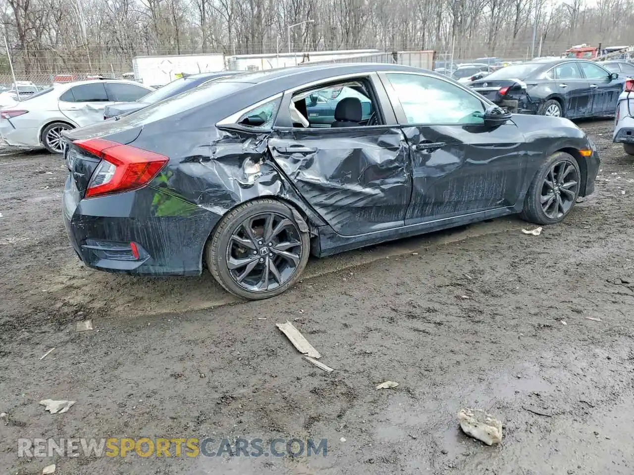 3 Photograph of a damaged car 2HGFC2F88MH534862 HONDA CIVIC 2021