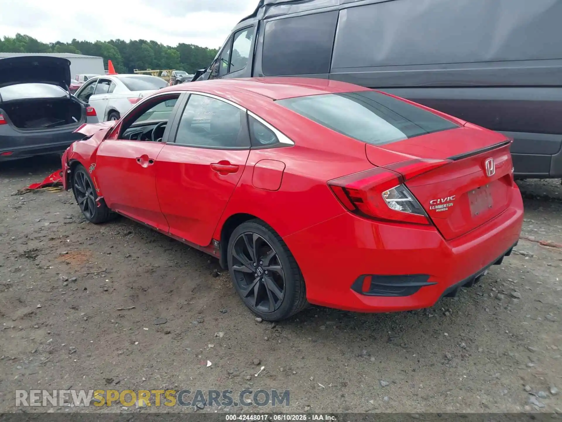 3 Photograph of a damaged car 2HGFC2F88MH543559 HONDA CIVIC 2021