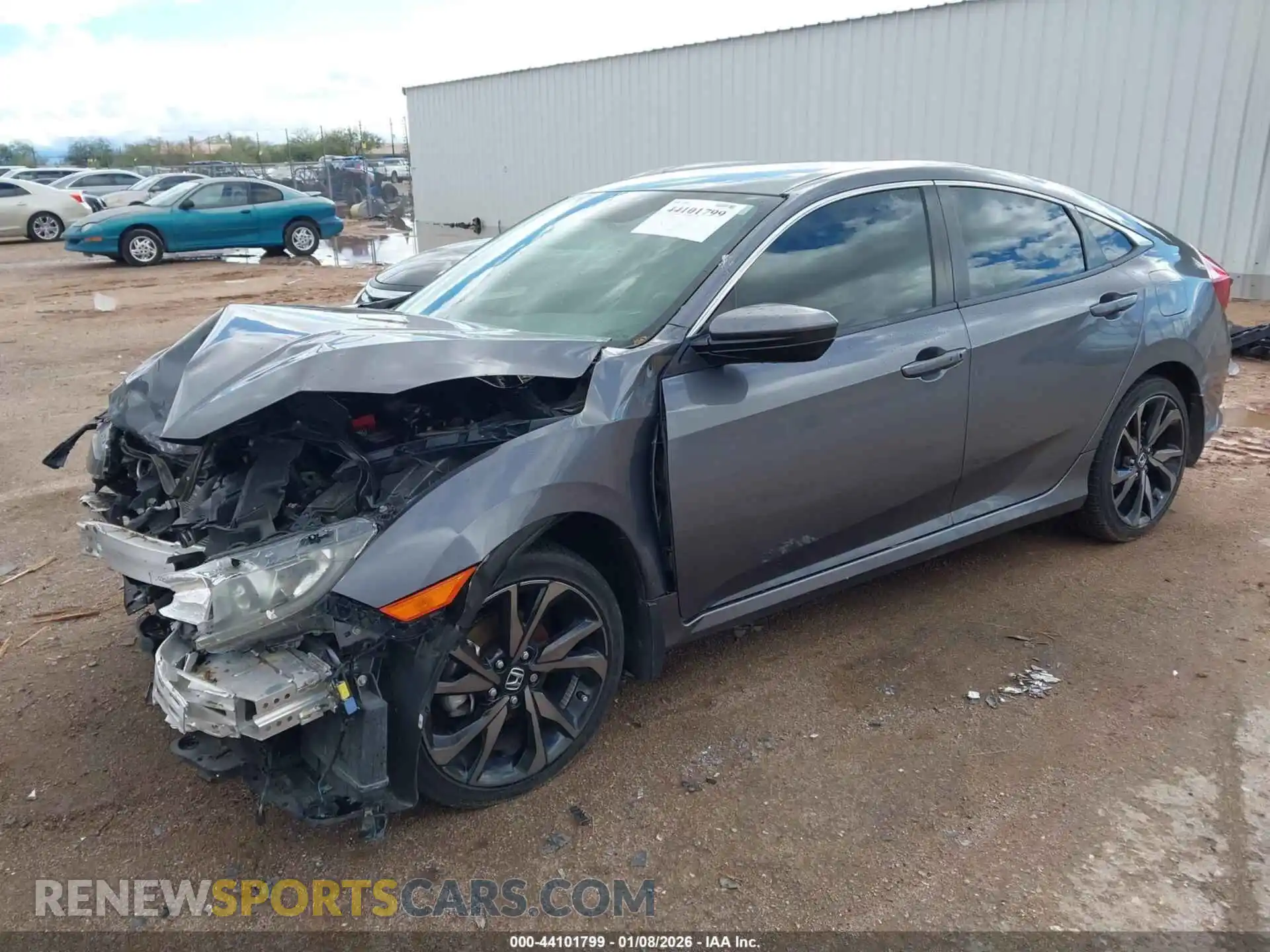2 Photograph of a damaged car 2HGFC2F88MH544310 HONDA CIVIC 2021