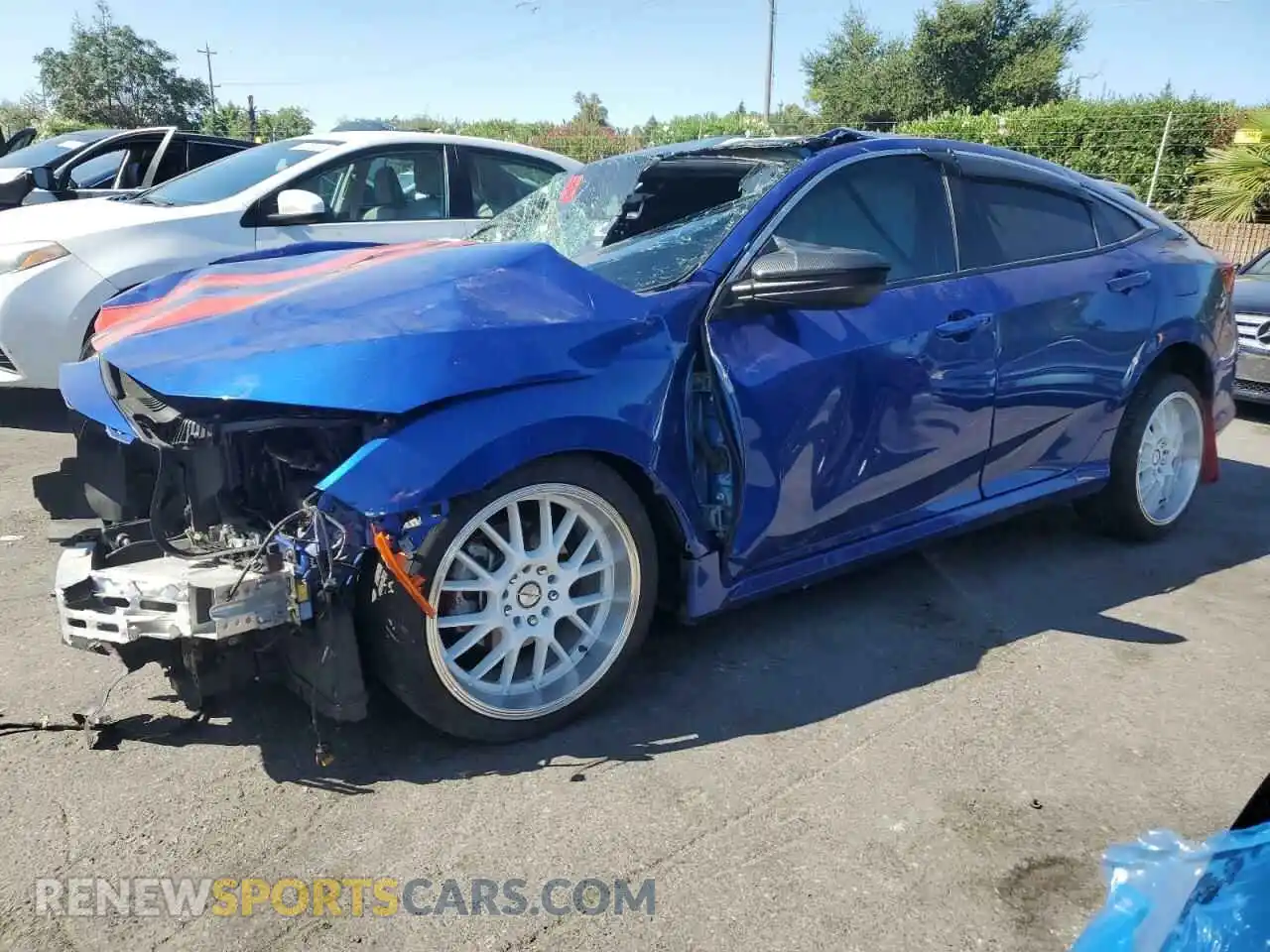 1 Photograph of a damaged car 2HGFC2F88MH552049 HONDA CIVIC 2021