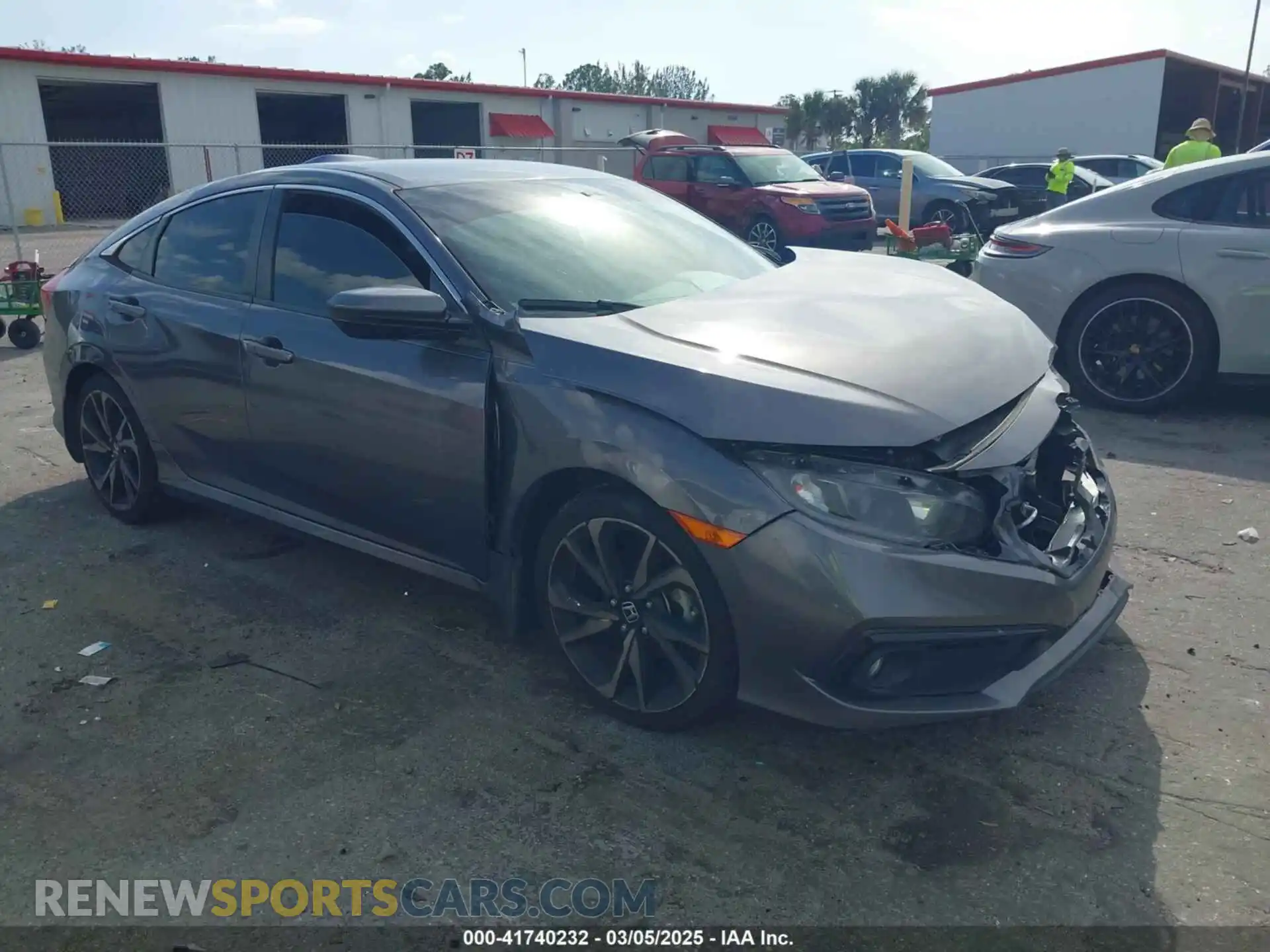 1 Photograph of a damaged car 2HGFC2F88MH556571 HONDA CIVIC 2021