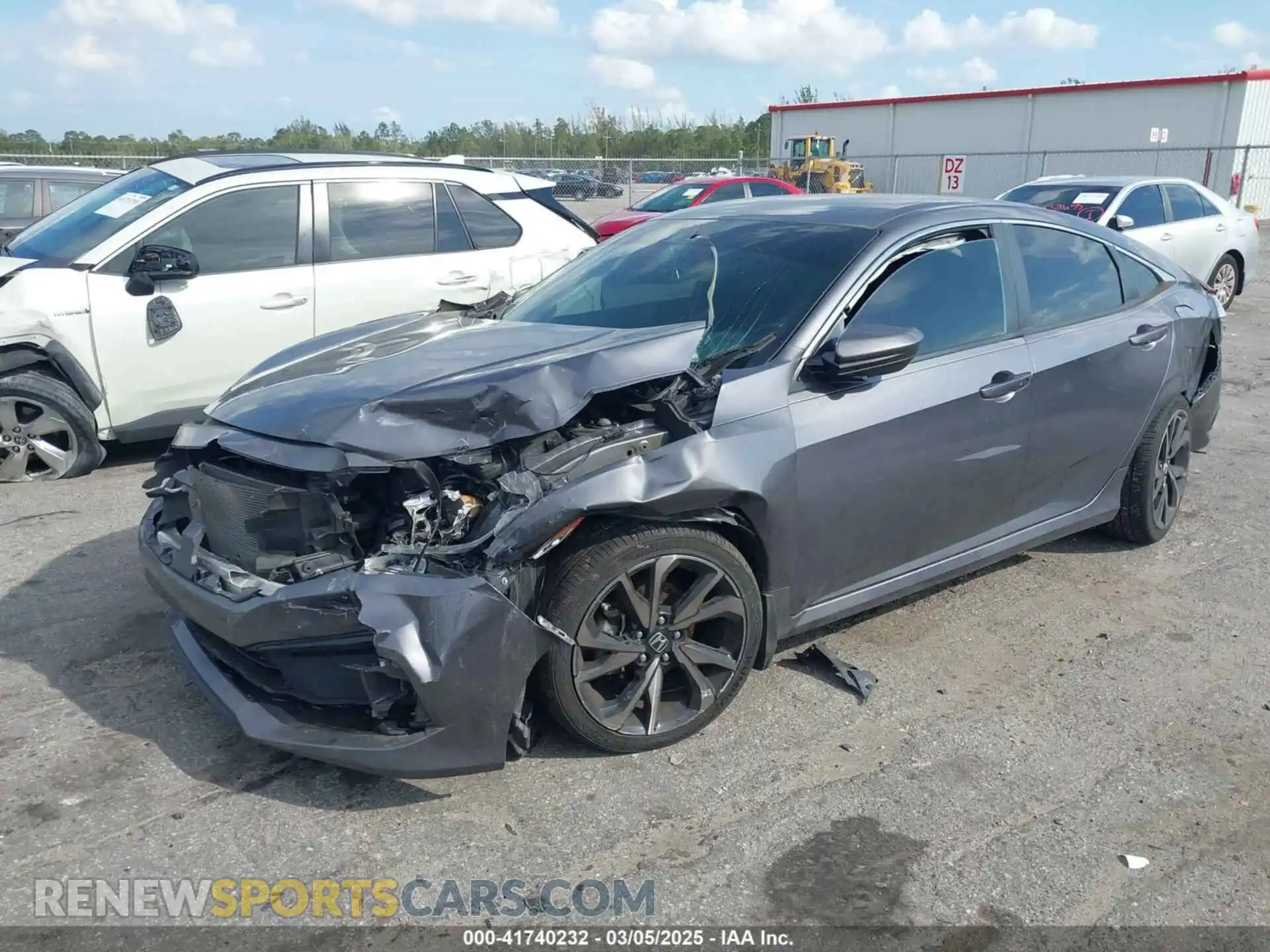 2 Photograph of a damaged car 2HGFC2F88MH556571 HONDA CIVIC 2021