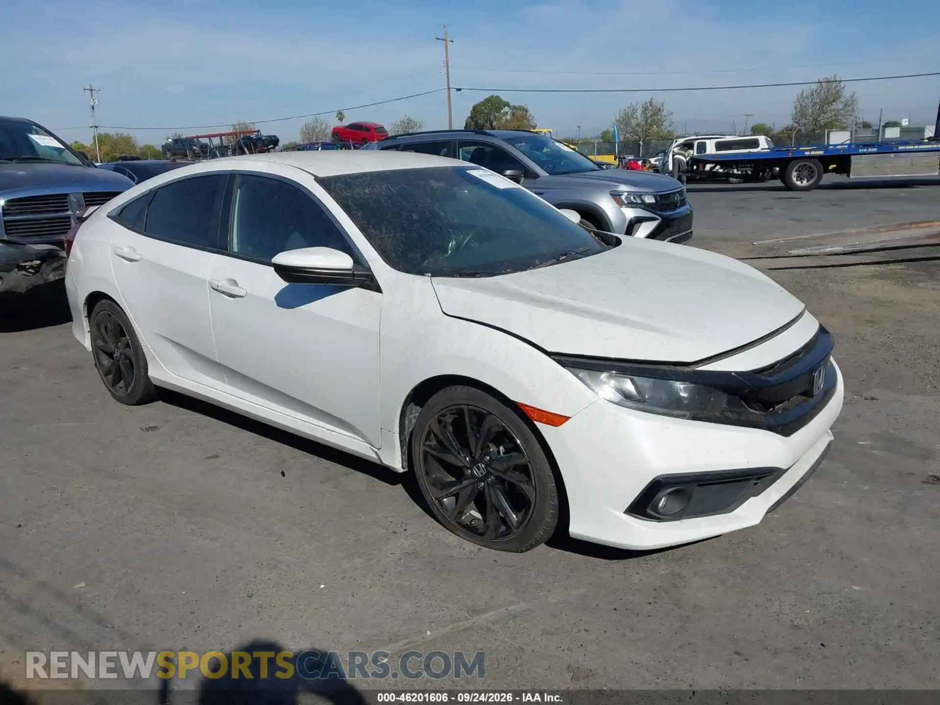 1 Photograph of a damaged car 2HGFC2F88MH559289 HONDA CIVIC 2021