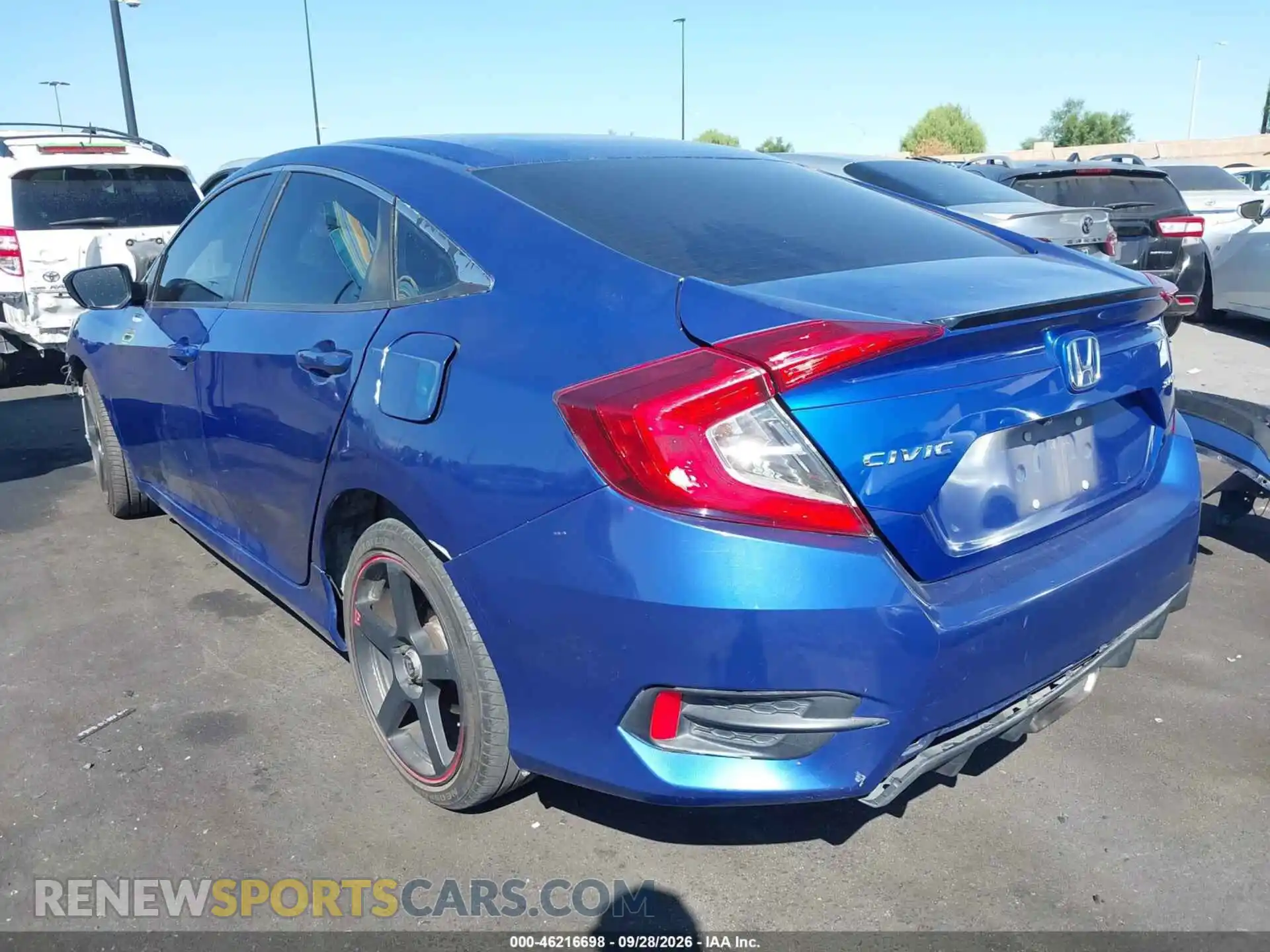 3 fotografías del automóvil dañado 2HGFC2F88MH559857 HONDA CIVIC 2021
