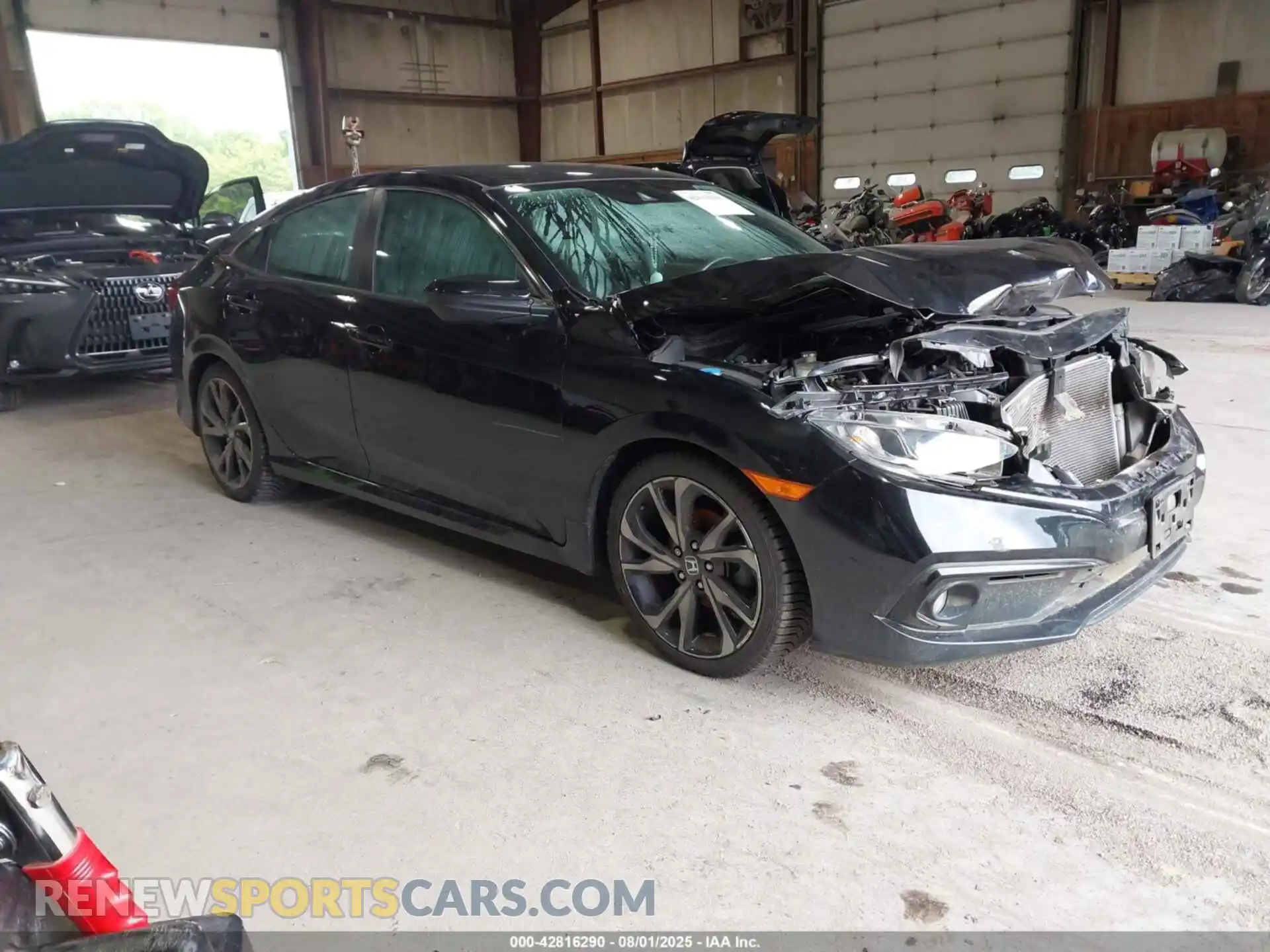 1 Photograph of a damaged car 2HGFC2F89MH503068 HONDA CIVIC 2021