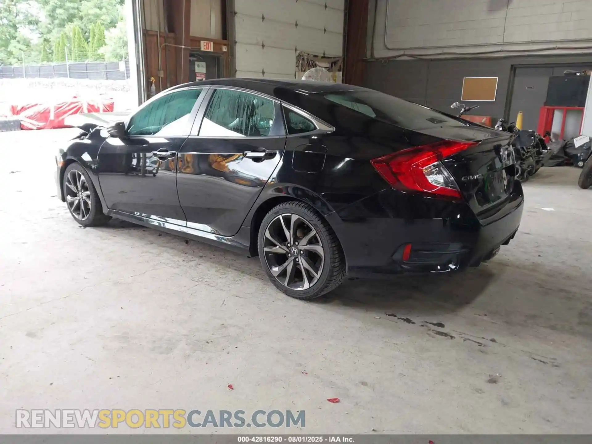 3 Photograph of a damaged car 2HGFC2F89MH503068 HONDA CIVIC 2021