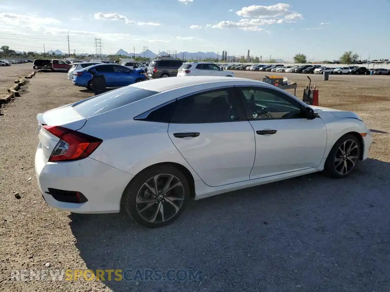 3 Photograph of a damaged car 2HGFC2F89MH511896 HONDA CIVIC 2021