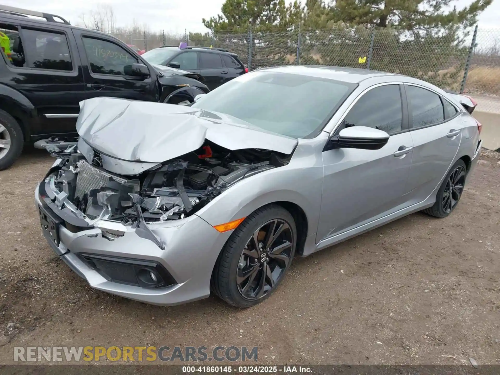 2 Photograph of a damaged car 2HGFC2F89MH519559 HONDA CIVIC 2021