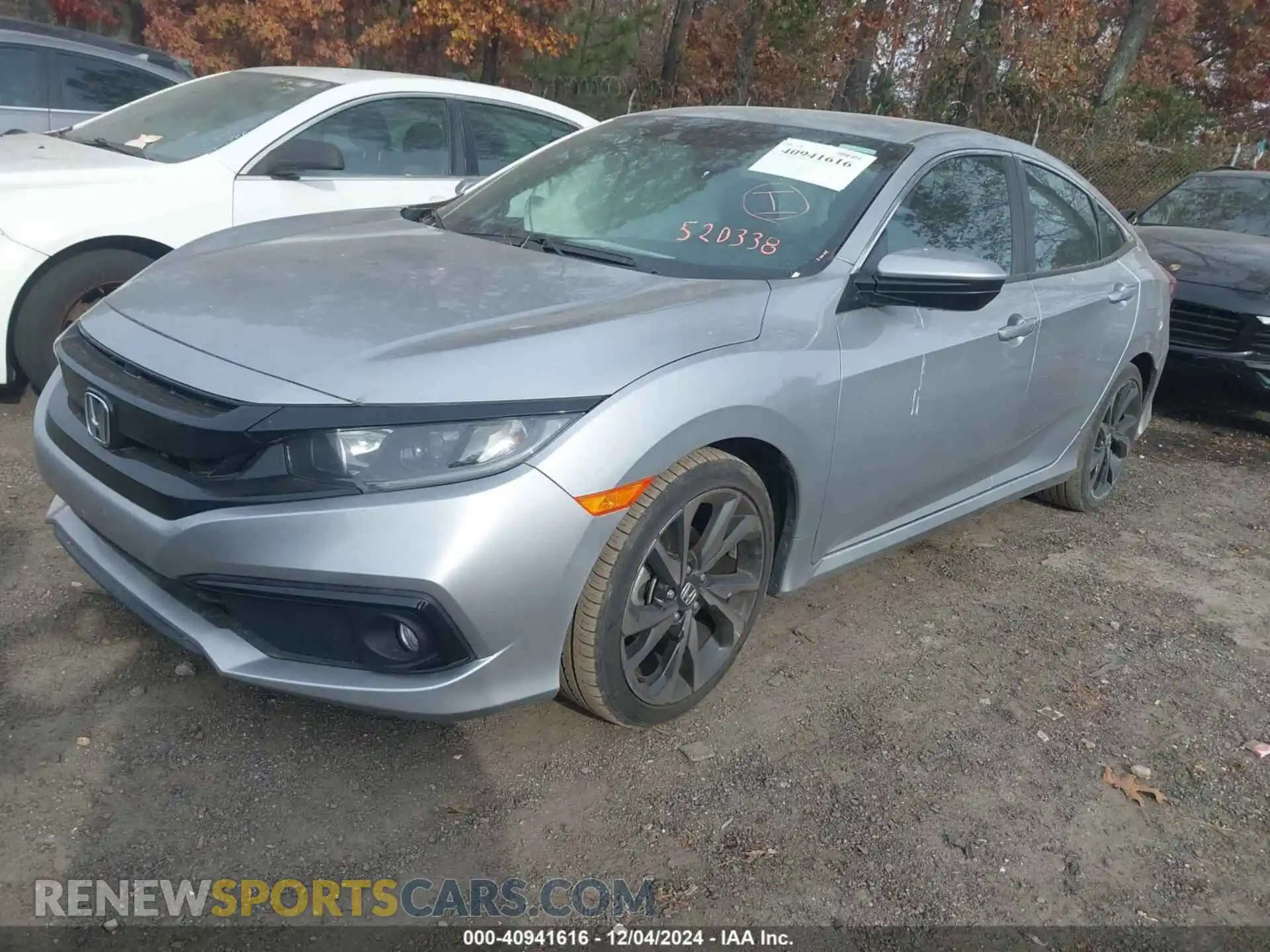 2 fotografías del automóvil dañado 2HGFC2F89MH520338 HONDA CIVIC 2021