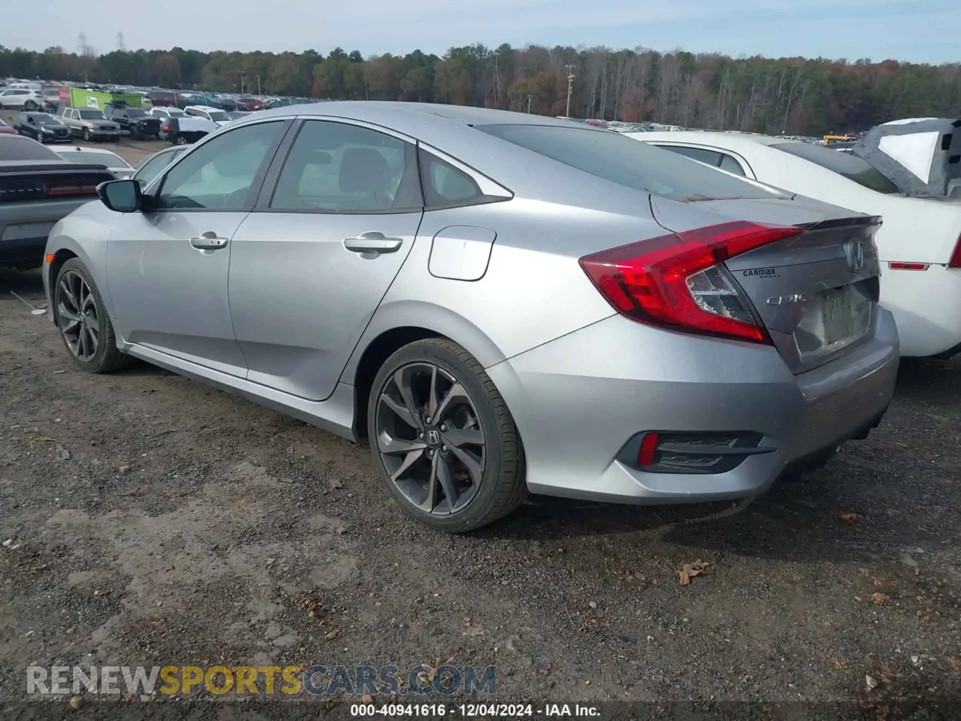 3 fotografías del automóvil dañado 2HGFC2F89MH520338 HONDA CIVIC 2021