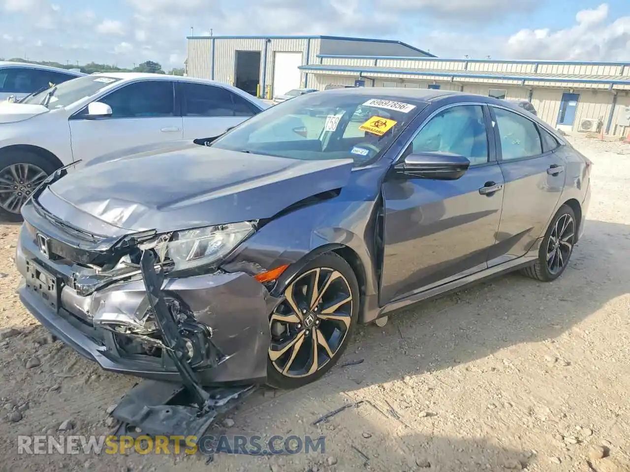 1 Photograph of a damaged car 2HGFC2F89MH524860 HONDA CIVIC 2021
